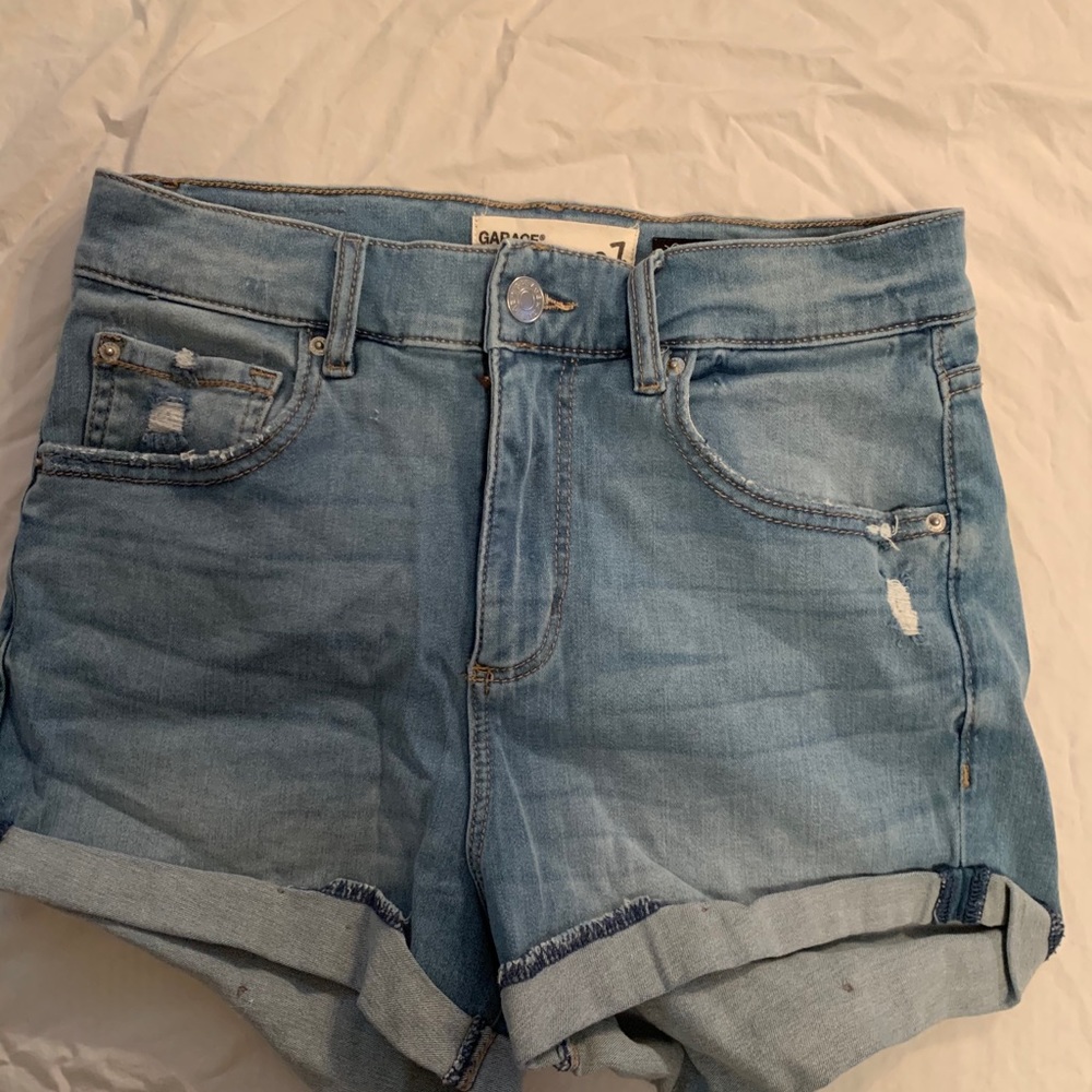 Denim shorts